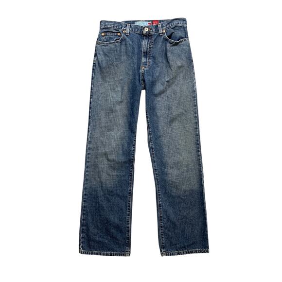 Vintage Quiksilver Jeans Mens 33 Blue Straight Leg Relaxed Fit Denim 33 Inseam - Picture 1 of 11